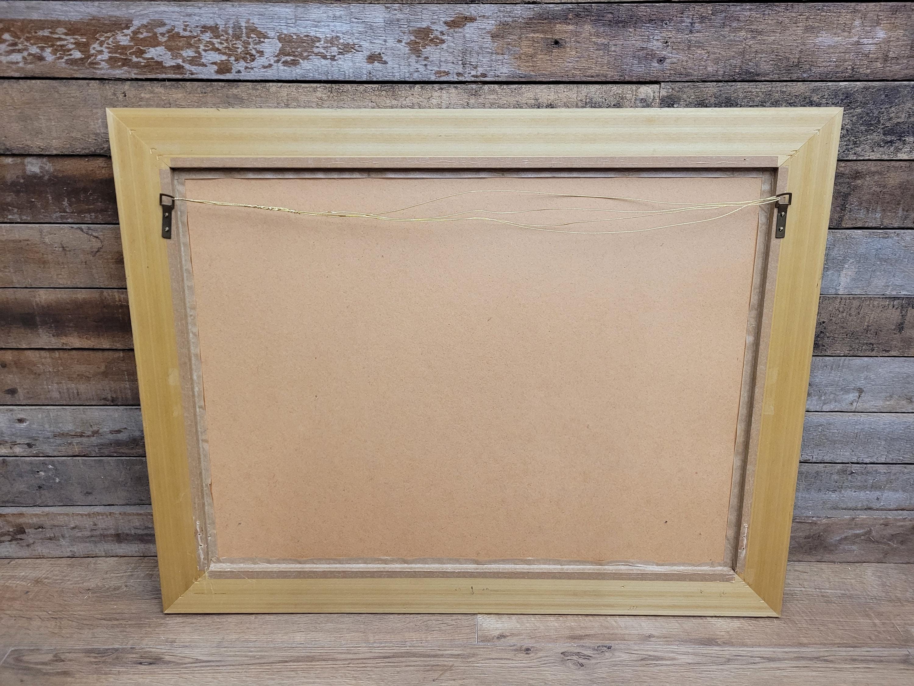 Large Gilt Framed Wall Mirror Gold Rectangular Vintage Style Overmantel