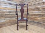 Antique Georgian Style Mahogany Claw Foot Armchair William Morris Bird Seat