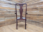 Antique Georgian Style Mahogany Claw Foot Armchair William Morris Bird Seat
