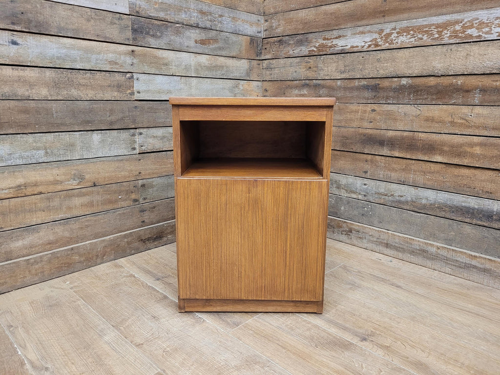 Mid Century Meredew Afromosia Vintage Bedside Cabinet 1960s 1970s Retro Chic