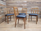 Four Mid Century Lebus Link Dining Chairs Vintage Wooden Kitchen Chairs