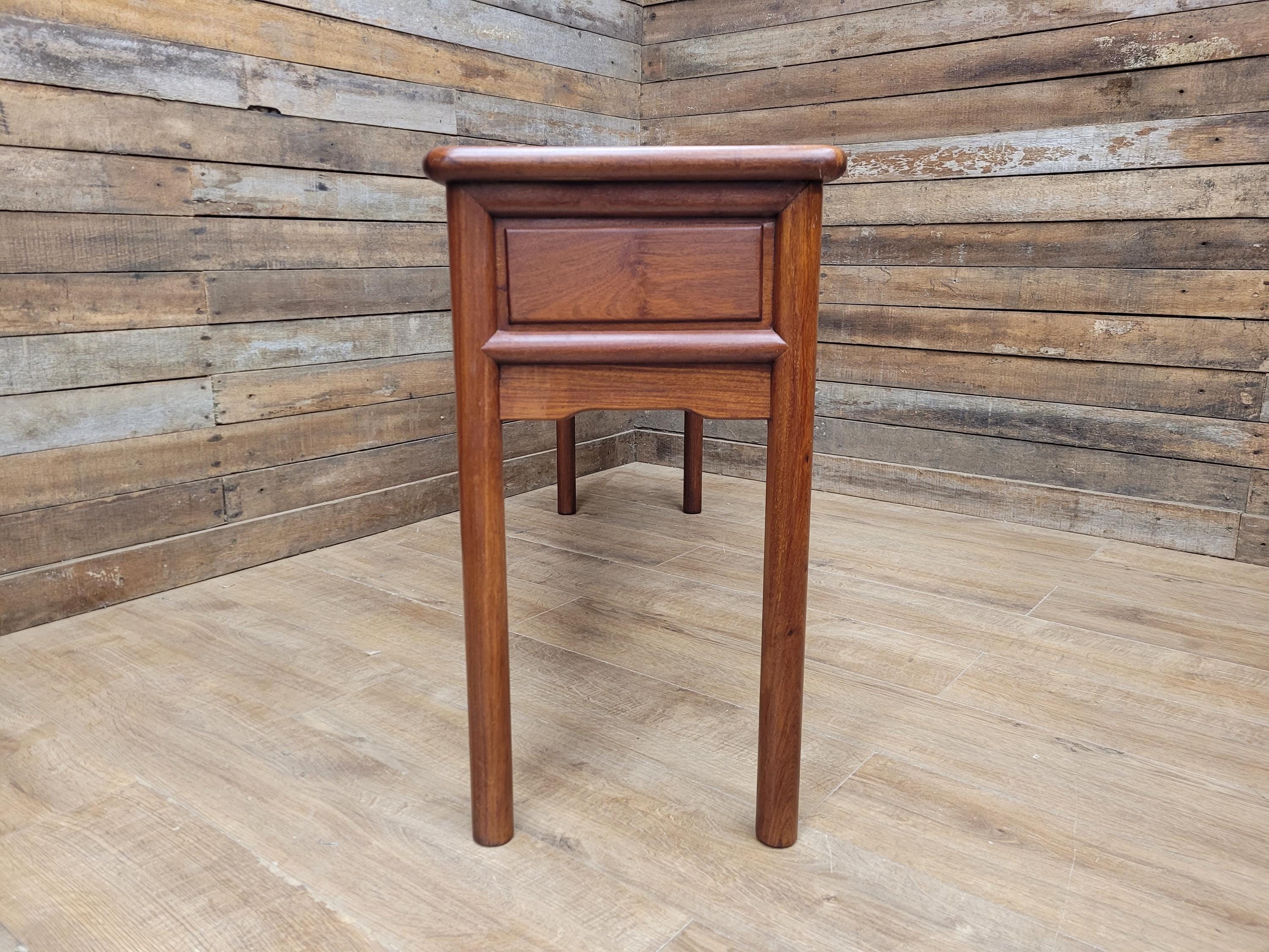 Vintage Rosewood Style Console Table 3 Drawer Oriental Hall Sofa Table