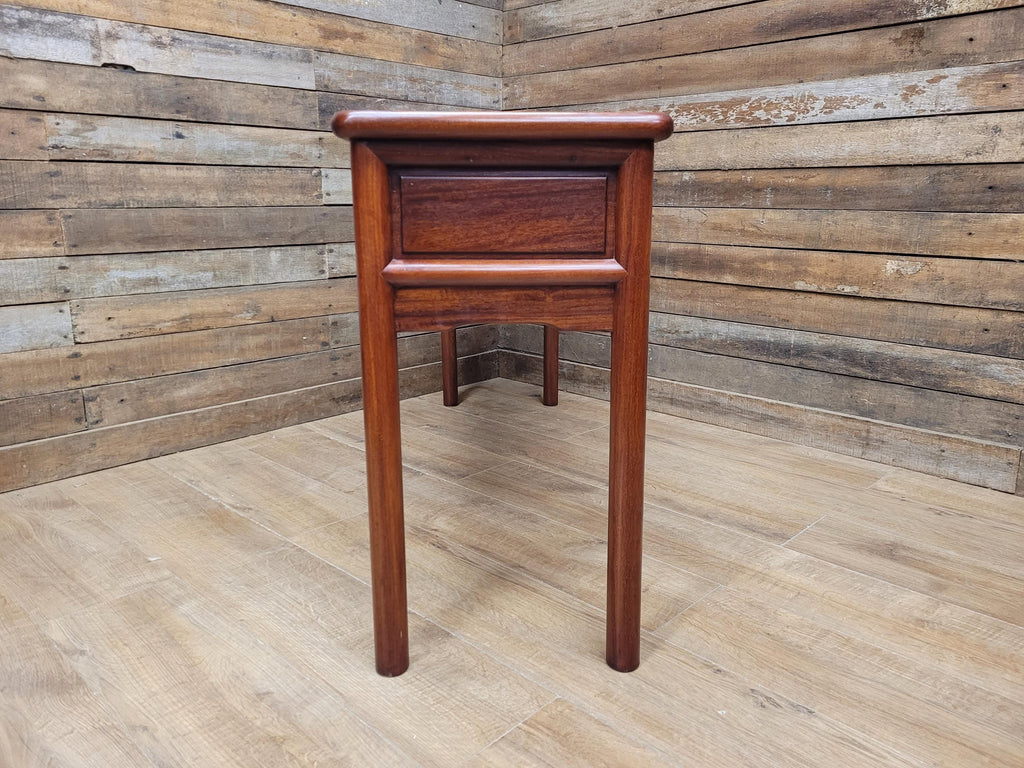 Vintage Rosewood Style Console Table 3 Drawer Oriental Hall Sofa Table