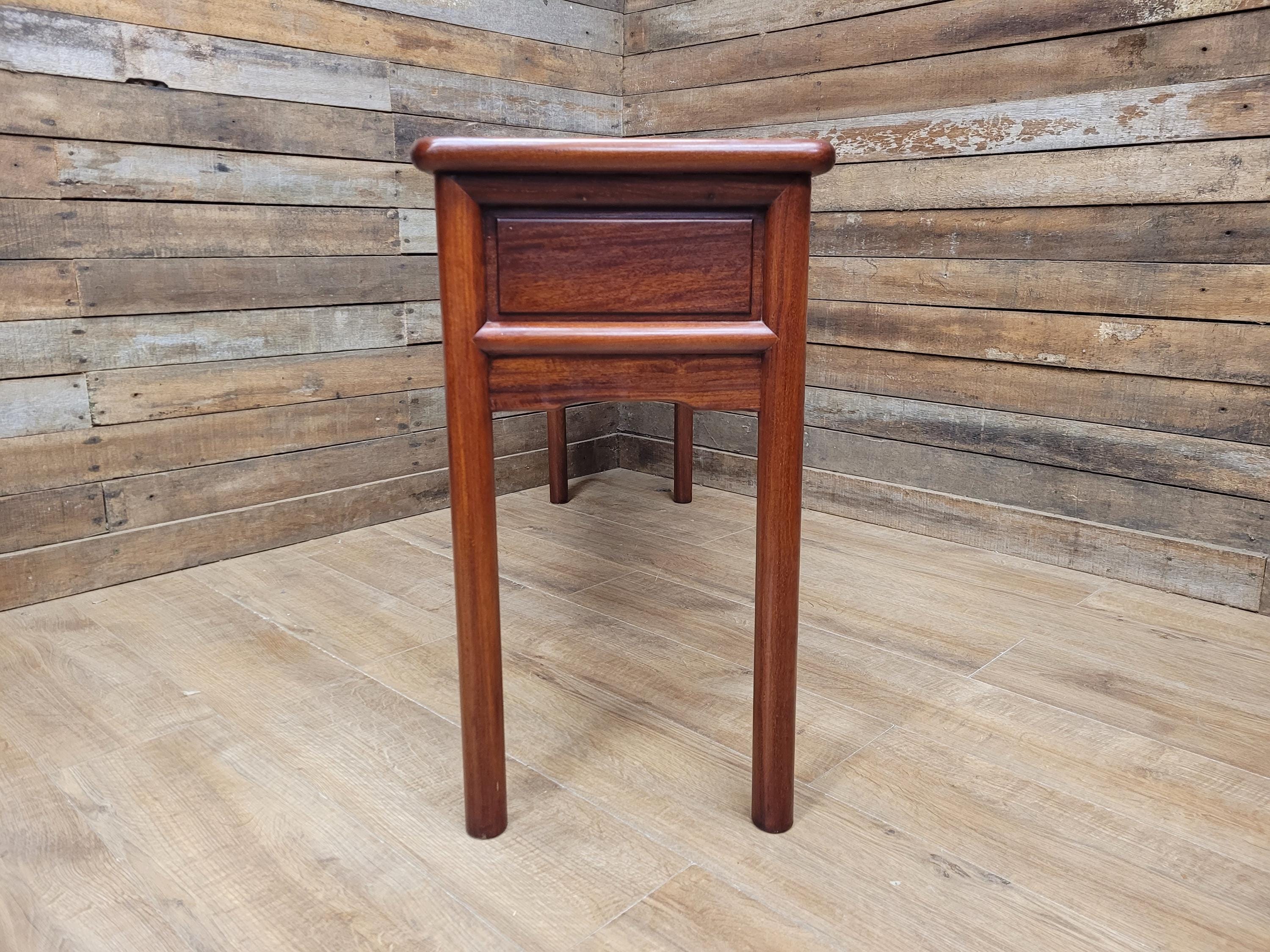 Vintage Rosewood Style Console Table 3 Drawer Oriental Hall Sofa Table