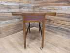 Mid Century Metamorphic Trolley Table Formica Tiger Stripe Folding Table