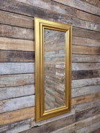 Tall Gilt Framed Wall Mirror Gold Rectangular Hall Bedroom Vintage Style