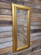 Tall Gilt Framed Wall Mirror Gold Rectangular Hall Bedroom Vintage Style