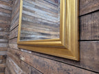 Large Gilt Framed Wall Mirror Gold Rectangular Vintage Style Overmantel