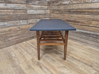 Vintage Mid Century Teak Coffee Table With Magazine Shelf Great Retro Design