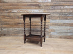 Barley Twist Vintage Oak Side Table Hall Wine Lamp Table Plant Stand