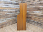 Vintage Avalon Bureau Cabinet Mid Century Drop Front Desk With Glass Cupboard