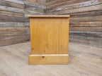 Vintage Pine Media Unit TV Stand Drop Down Front Cabinet Gaming Storage