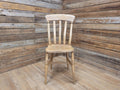 Antique Oak and Elm Lathe Back Chair Country Windsor Kitchen Chair