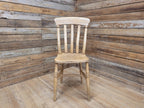 Antique Oak and Elm Lathe Back Chair Country Windsor Kitchen Chair