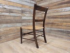 Arts & Crafts Rush Seat Ladder Back Chair c1900 Antique