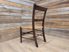 Arts & Crafts Rush Seat Ladder Back Chair c1900 Antique