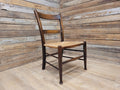 Arts & Crafts Rush Seat Ladder Back Chair c1900 Antique