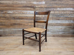 Arts & Crafts Rush Seat Ladder Back Chair c1900 Antique