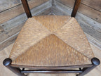 Arts & Crafts Rush Seat Ladder Back Chair c1900 Antique