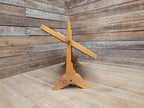 Air Ministry Mid Century Oak Free Standing Table Mirror Stamped A.M Crown