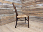 Arts & Crafts Rush Seat Ladder Back Chair c1900 Antique