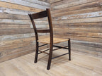 Arts & Crafts Rush Seat Ladder Back Chair c1900 Antique