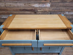 Painted Oak Sideboard 2 Door 2 Drawer Fusion Paint Carriage House Green Cupboard