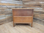 Distressed Three Drawer Chest Black Painted Wooden Chest Antique Style