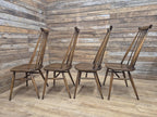 Ercol Goldsmith Chairs Elm Golden Dawn Mid Century Set Of Four Retro Chic