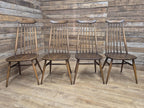 Ercol Goldsmith Chairs Elm Golden Dawn Mid Century Set Of Four Retro Chic