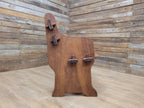 Hattersley Keighley Teak Bench Church Pew Style Hall Bench Solid Wood Seating