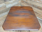 Mahogany Sutherland Drop Leaf Occasional Table Antique Gateleg On Castors