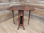 Mahogany Sutherland Drop Leaf Occasional Table Antique Gateleg On Castors