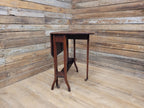 Mahogany Sutherland Drop Leaf Occasional Table Antique Gateleg On Castors