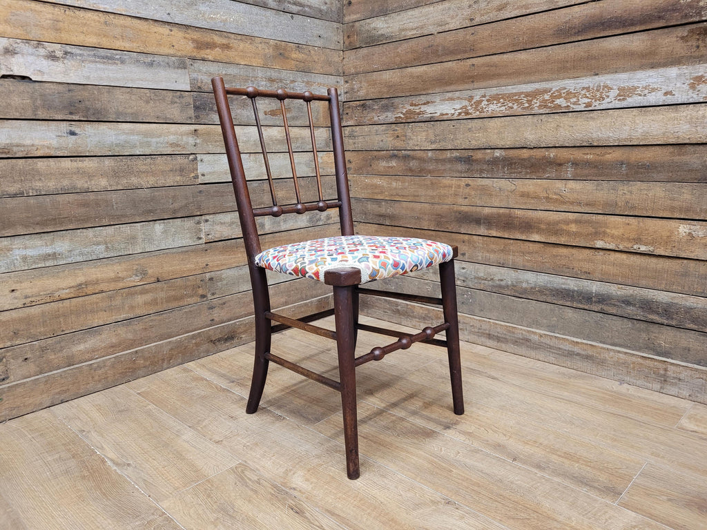 Vintage Bobbin Bedroom Hall Chair Spindle Back Turned Country House