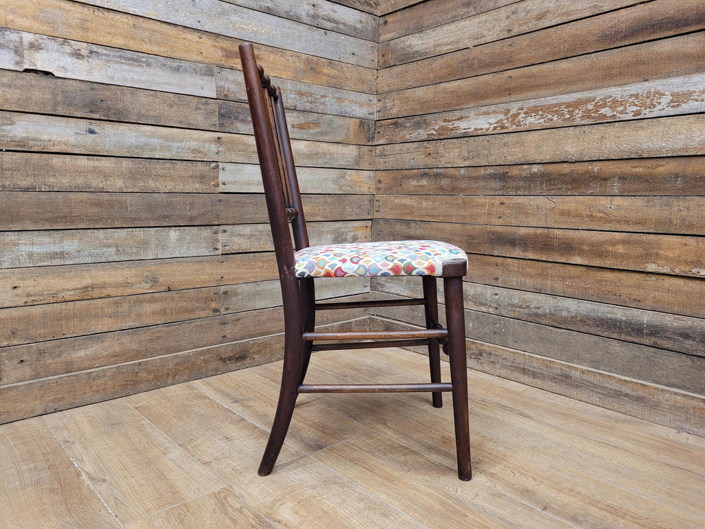 Vintage Bobbin Bedroom Hall Chair Spindle Back Turned Country House