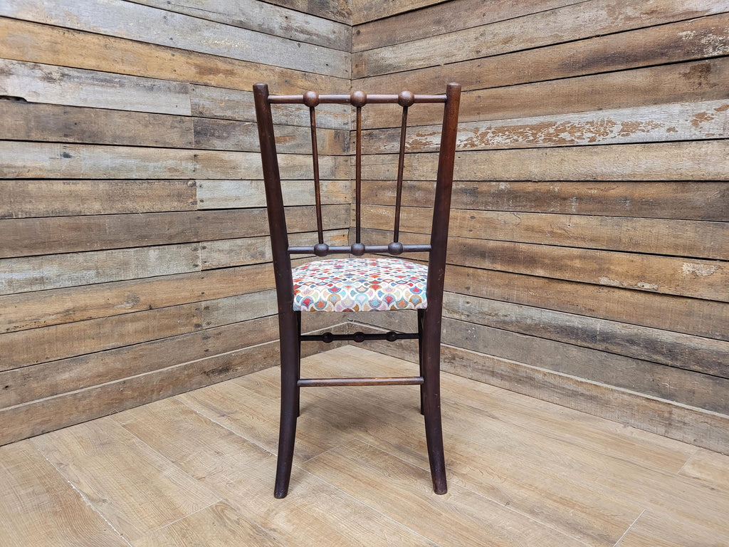 Vintage Bobbin Bedroom Hall Chair Spindle Back Turned Country House