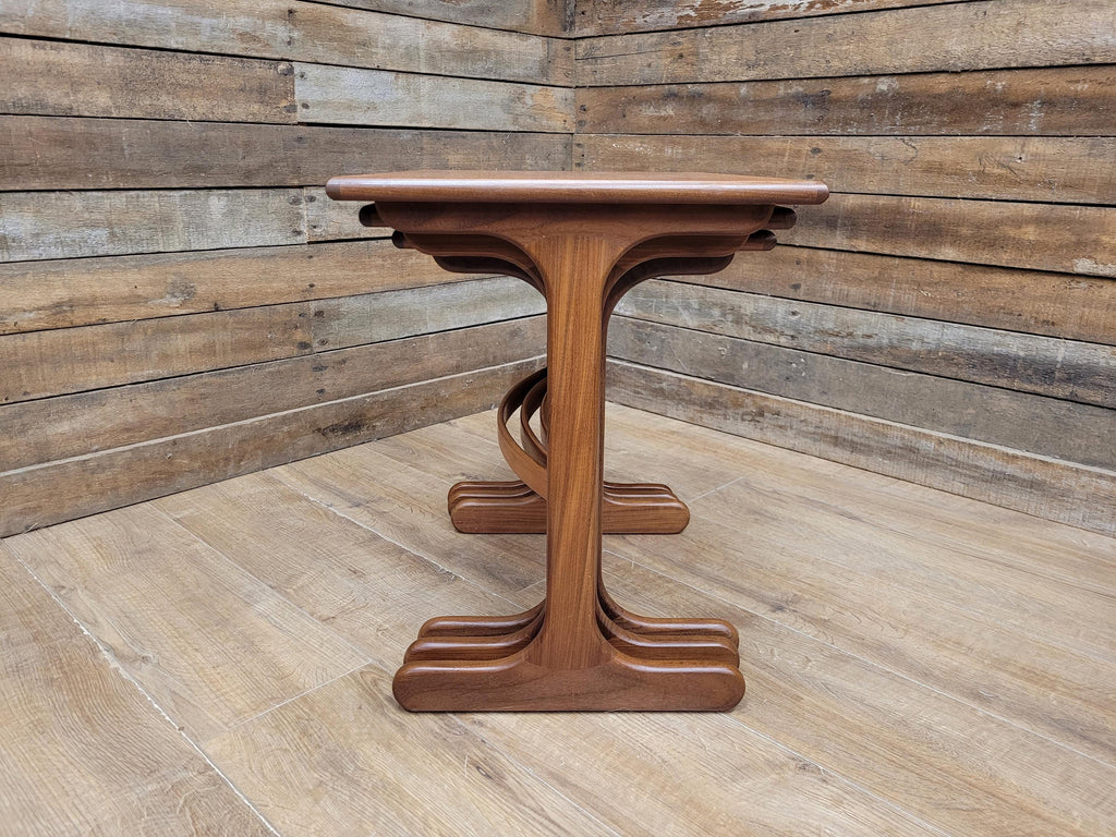 G Plan Nest Tables Teak Mid Century Curved Base Vintage Side Tables Retro Chic