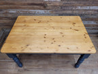Farmhouse Pine Dining Table Pine Top Removable Legs Painted With Fusion Paint