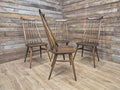 Ercol Goldsmith Chairs Elm Golden Dawn Mid Century Set Of Four Retro Chic