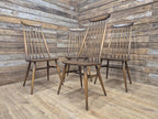 Ercol Goldsmith Chairs Elm Golden Dawn Mid Century Set Of Four Retro Chic