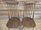 Ercol Goldsmith Chairs Elm Golden Dawn Mid Century Set Of Four Retro Chic