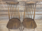 Ercol Goldsmith Chairs Elm Golden Dawn Mid Century Set Of Four Retro Chic