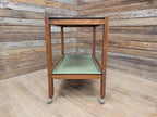Teak Drinks Trolley Military Marked Mid Century Bar Cart Cocktail Trolley