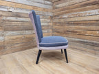 Mid Century Accent Chair Upholstered Fabric Lounge Bedroom Chair Retro Chic