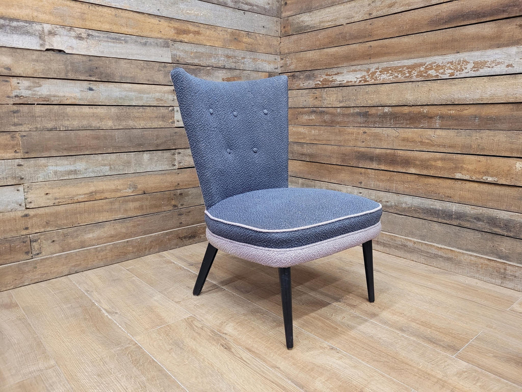 Mid Century Accent Chair Upholstered Fabric Lounge Bedroom Chair Retro Chic