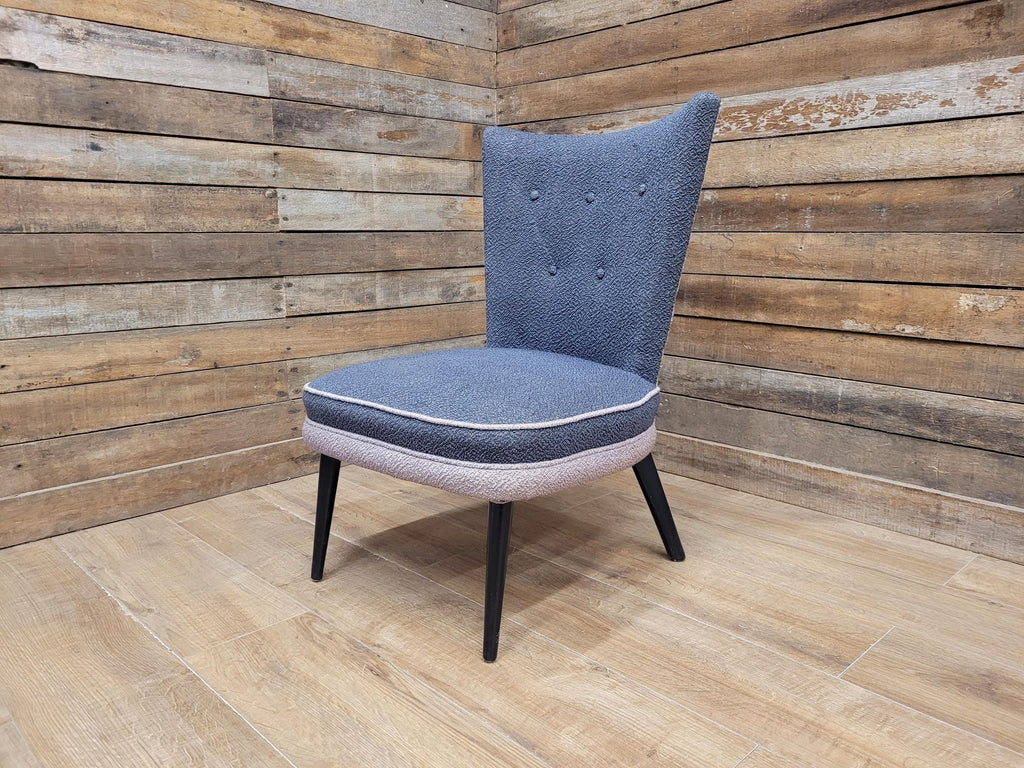 Mid Century Accent Chair Upholstered Fabric Lounge Bedroom Chair Retro Chic