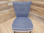 Mid Century Accent Chair Upholstered Fabric Lounge Bedroom Chair Retro Chic