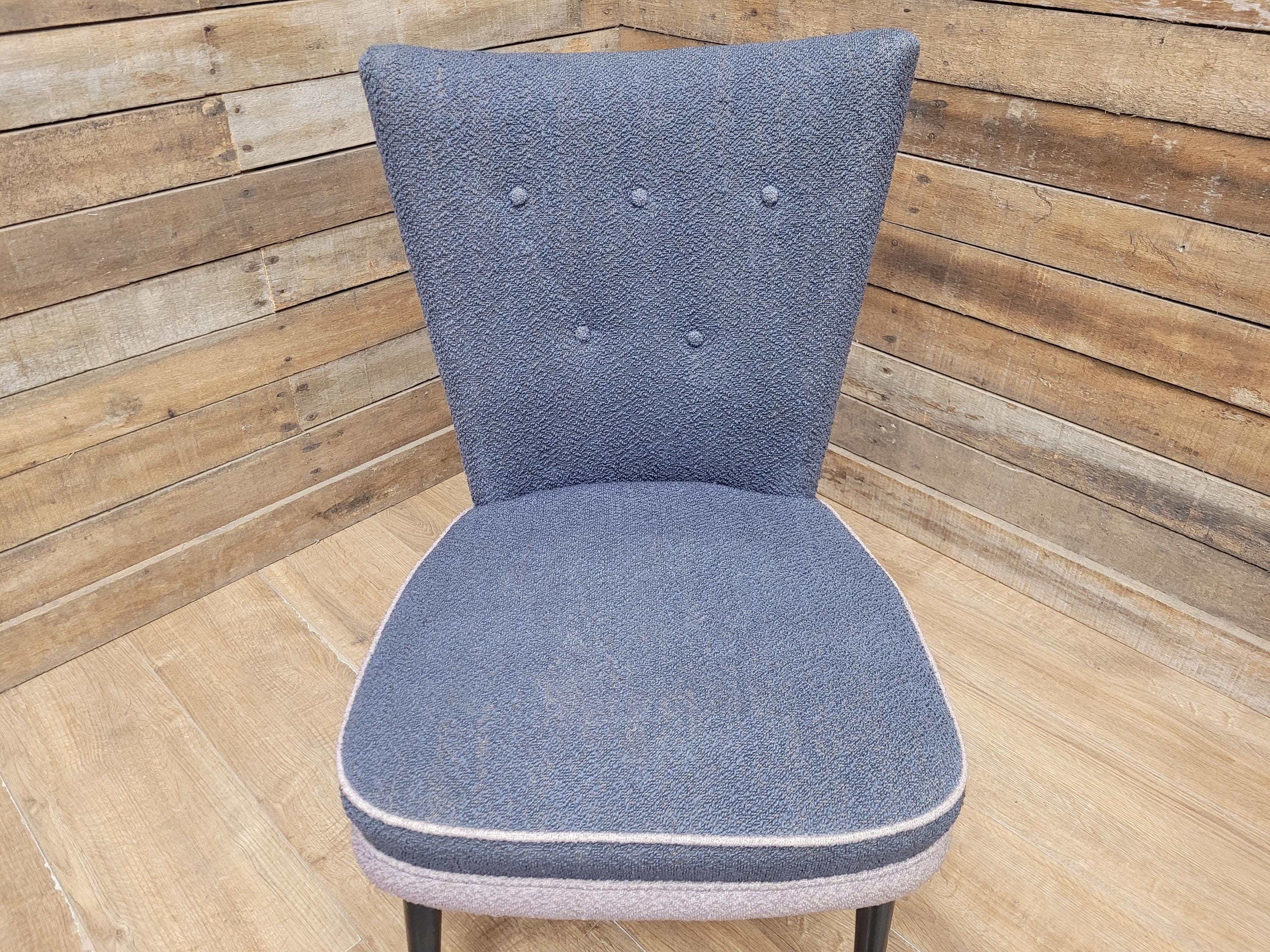 Mid Century Accent Chair Upholstered Fabric Lounge Bedroom Chair Retro Chic