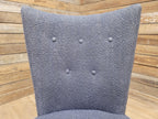 Mid Century Accent Chair Upholstered Fabric Lounge Bedroom Chair Retro Chic